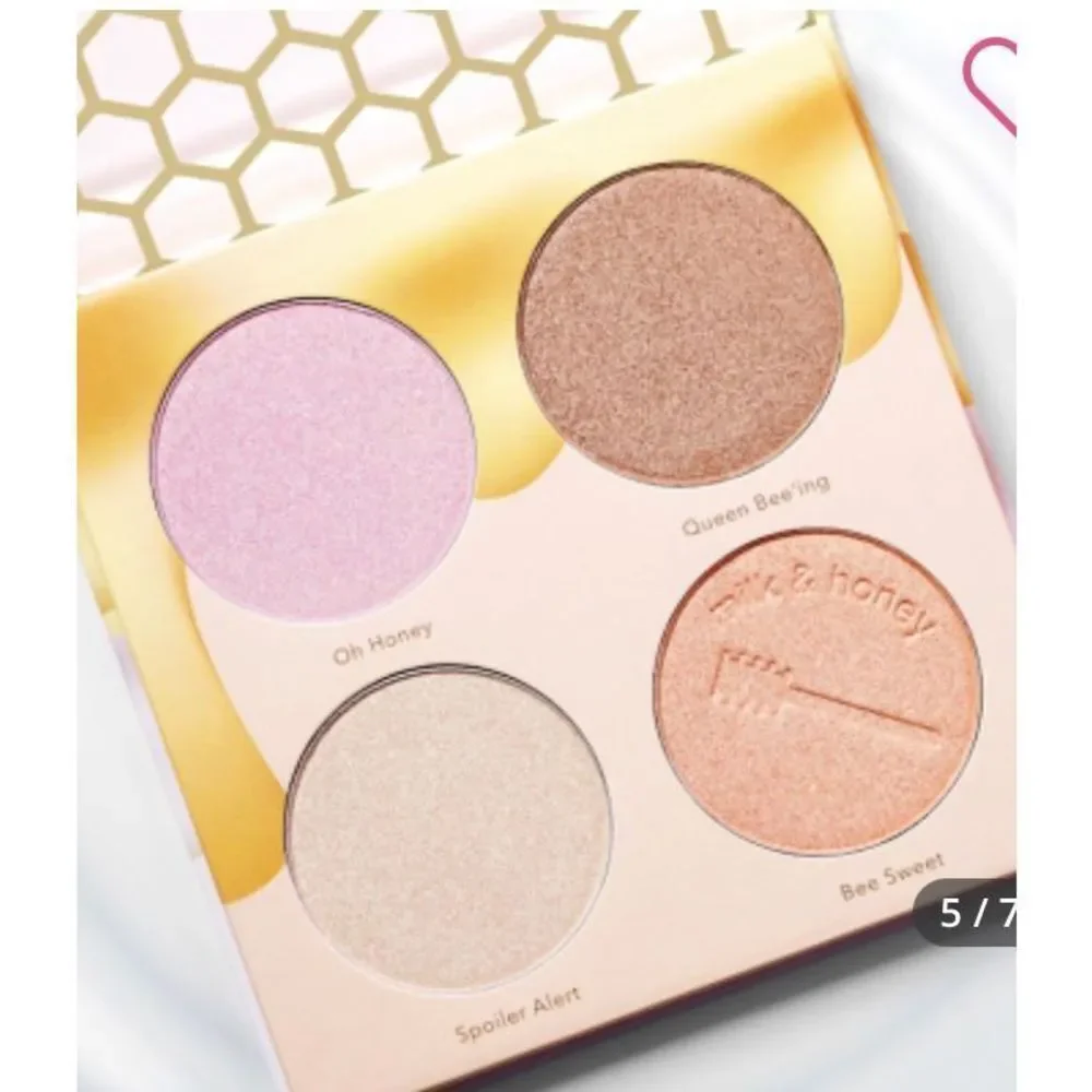 Beauty Bakerie Milk & Honey Highlighting Four Color Palette NIB